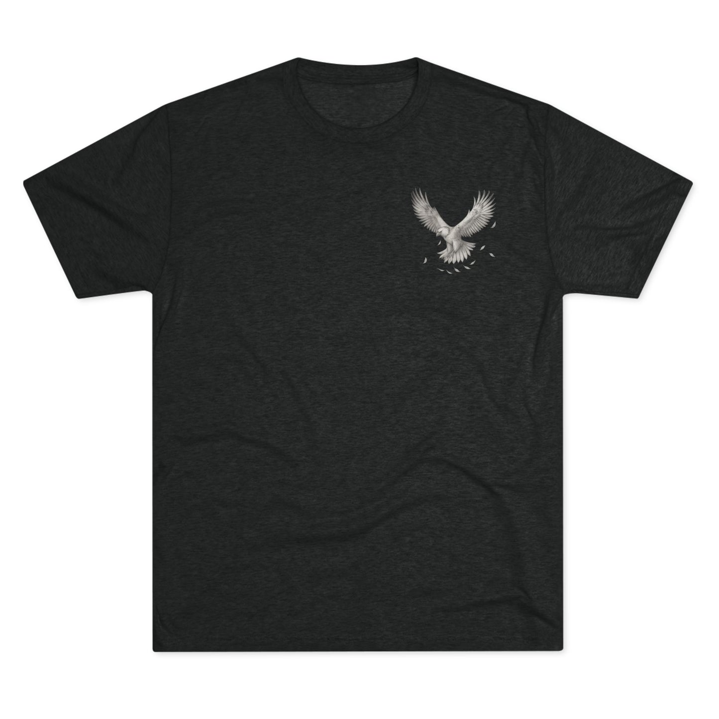 Eagle Soar Unisex Tri-Blend Tee - Nature Inspired - 🐾 Unisex Tri-Blend Crew Tee — Soft, Stylish & Made for Nature Lovers
