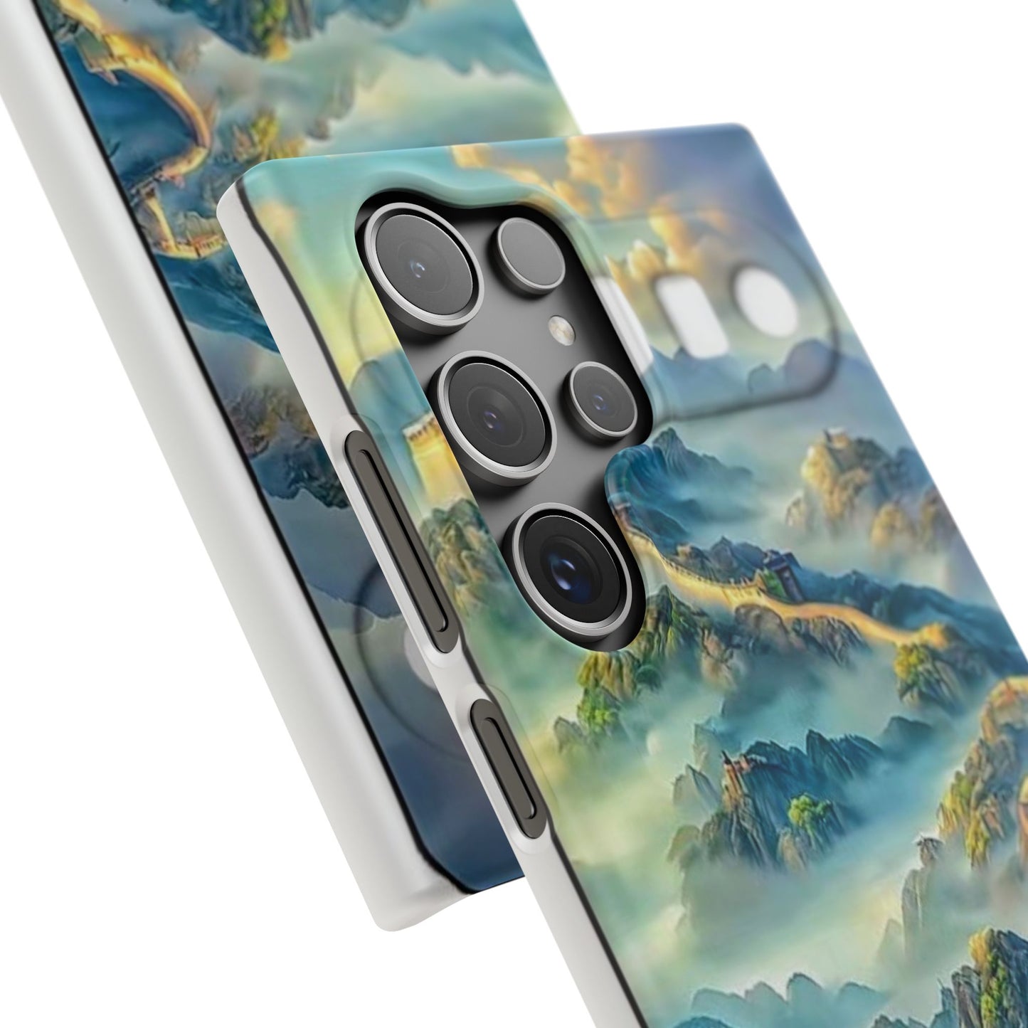 Great Wall Landscape Phone Case — Scenic Mountainous Sunrise Snap Case