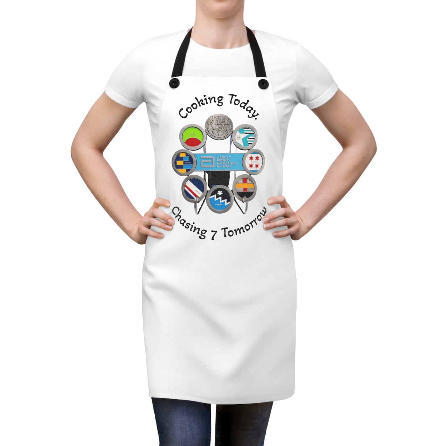 Cooking Today, Chasing 7 Tomorrow Apron