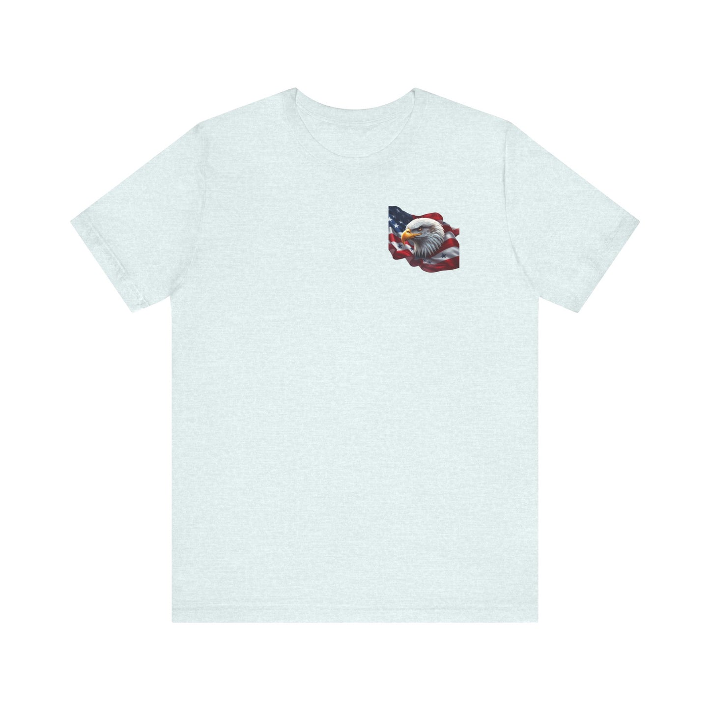 Patriotic Bald Eagle T-Shirt - American Flag Graphic Tee