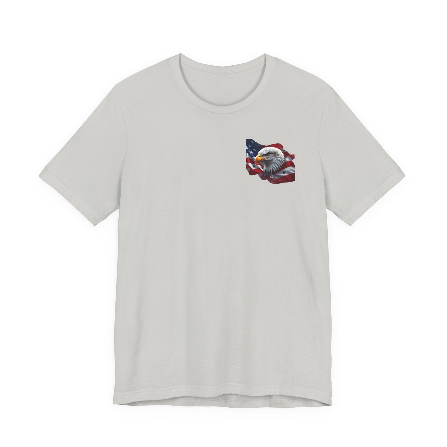 Patriotic Bald Eagle T-Shirt - American Flag Graphic Tee