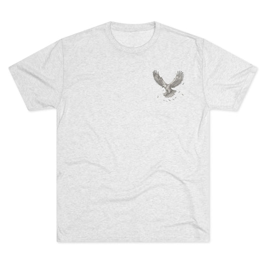 Eagle Soar Unisex Tri-Blend Tee - Nature Inspired - 🐾 Unisex Tri-Blend Crew Tee — Soft, Stylish & Made for Nature Lovers
