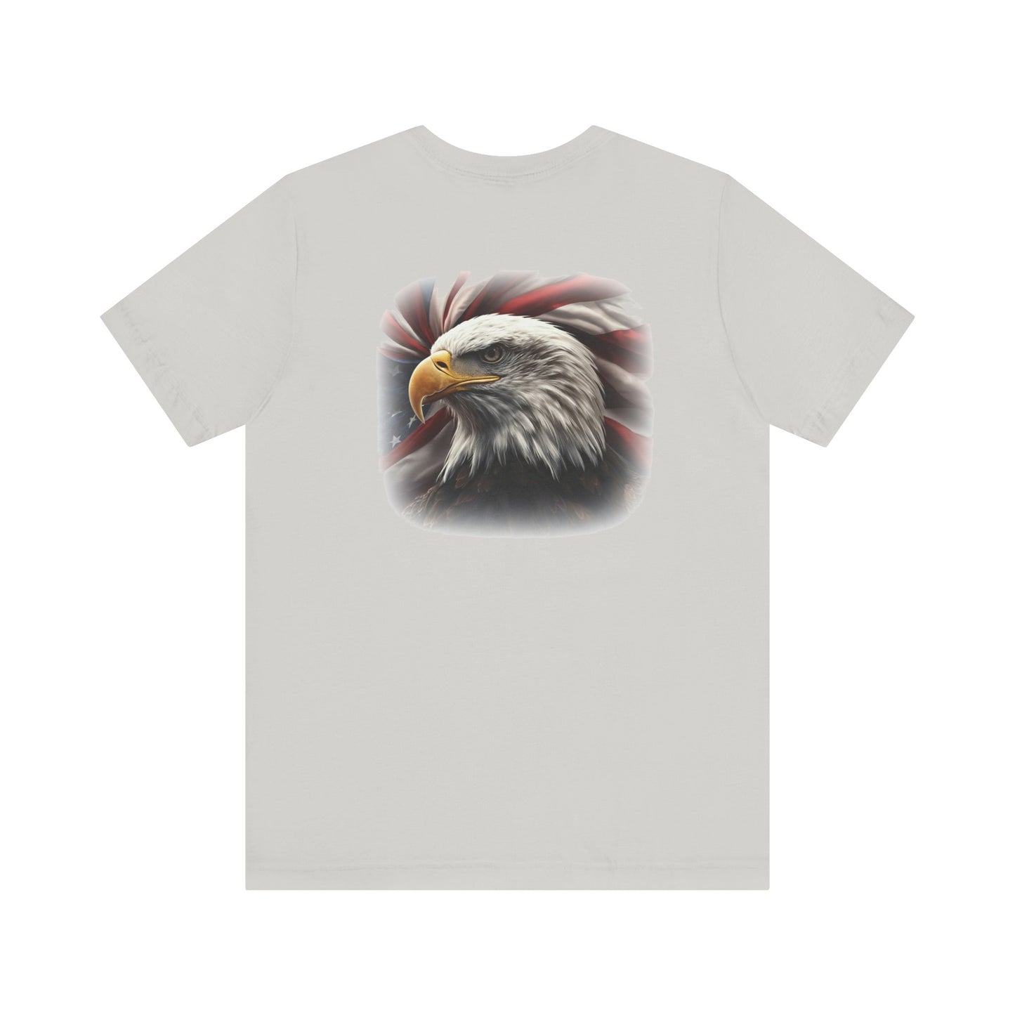 Patriotic Bald Eagle T-Shirt - American Flag Graphic Tee