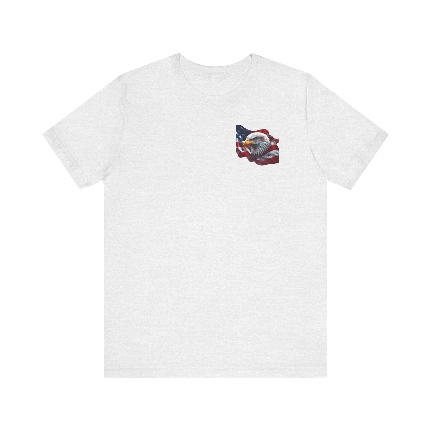 Patriotic Bald Eagle T-Shirt - American Flag Graphic Tee