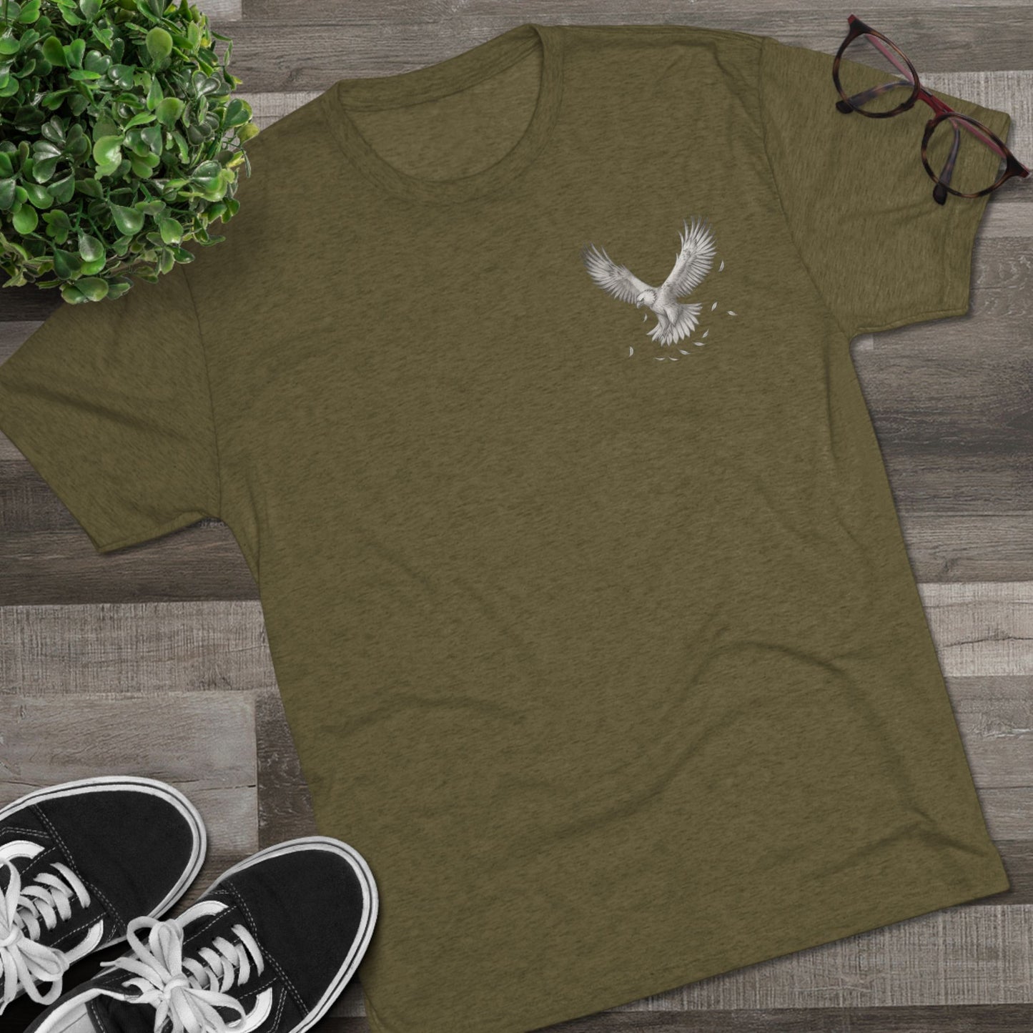 Eagle Soar Unisex Tri-Blend Tee - Nature Inspired - 🐾 Unisex Tri-Blend Crew Tee — Soft, Stylish & Made for Nature Lovers