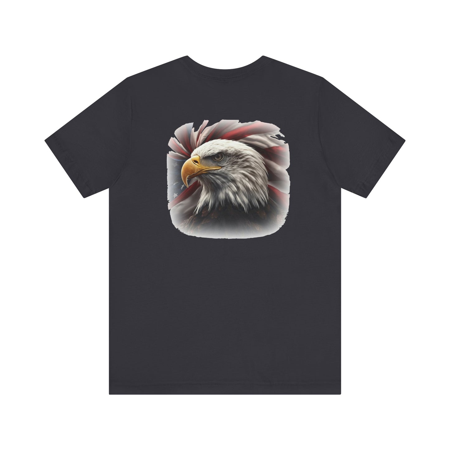 Patriotic Bald Eagle T-Shirt - American Flag Graphic Tee