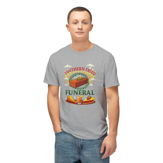 Copy of Southern Fried Funeral T-Shirt – Vintage Comfort Food Funeral Humor Tee
