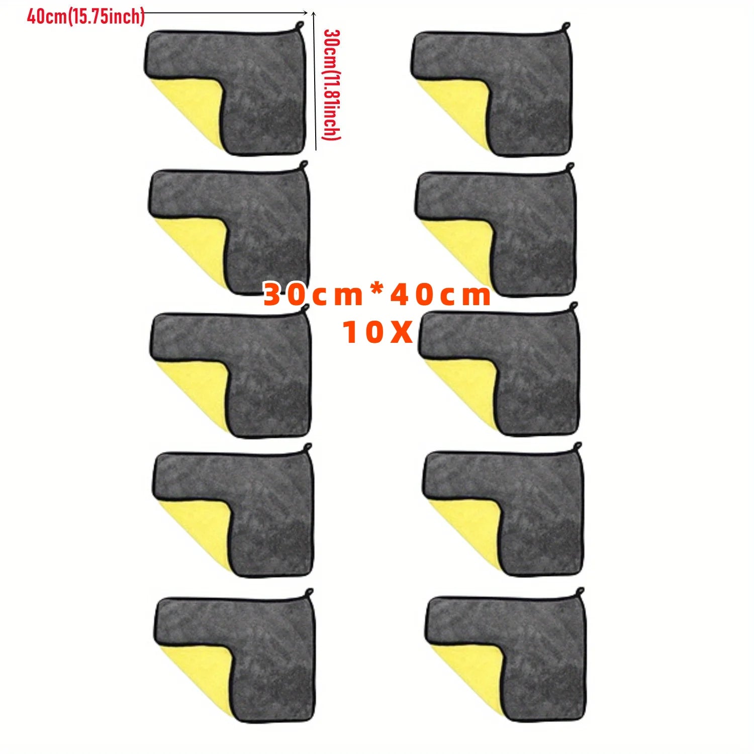 10/5PCS VAT Dyeing Car Wash Microfiber Towel Cleaning Drying Cloth Drying Towel Car Care Detailing Car Wash Towel Supplies