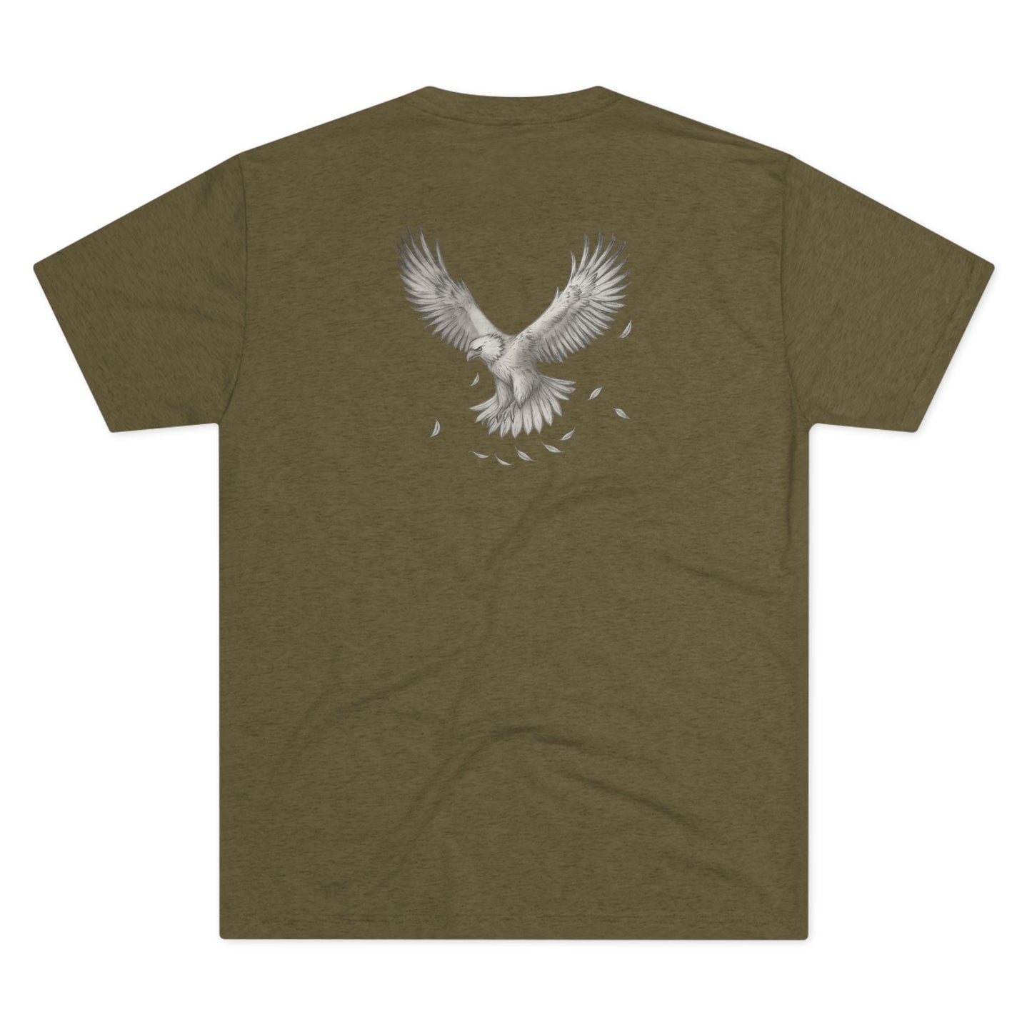 Eagle Soar Unisex Tri-Blend Tee - Nature Inspired - 🐾 Unisex Tri-Blend Crew Tee — Soft, Stylish & Made for Nature Lovers