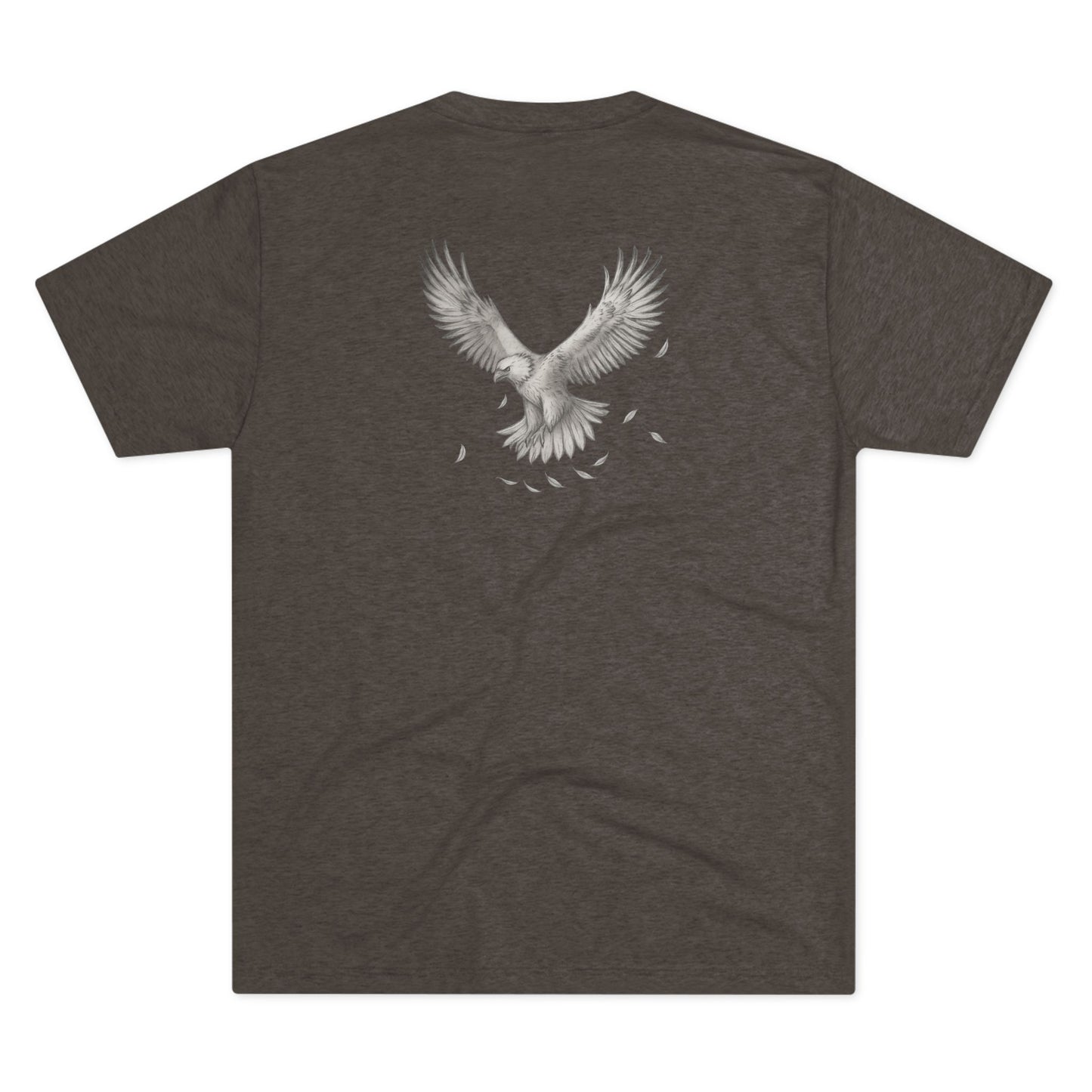 Eagle Soar Unisex Tri-Blend Tee - Nature Inspired - 🐾 Unisex Tri-Blend Crew Tee — Soft, Stylish & Made for Nature Lovers