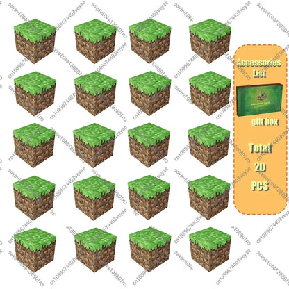 Magnetic Building Blocks Mine World Magnet Cube Set for Boy Girl Kid Age 3+ DIY Model Children Stem Montessori Sensory Toys Gift