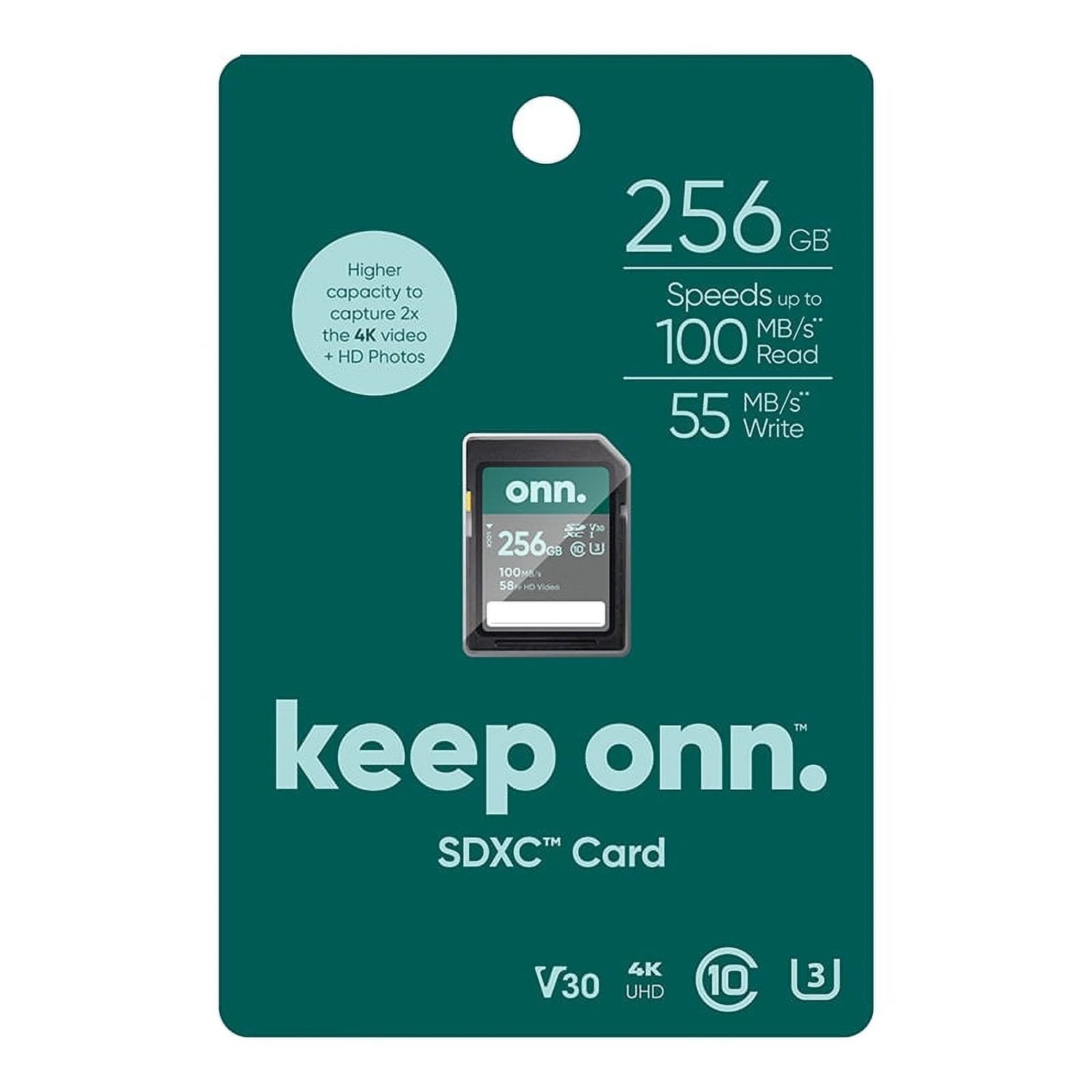 256 GB SDXC U3 Memory Card