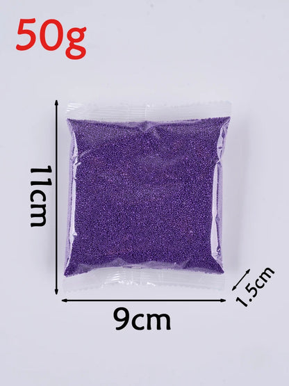Colorful Sand Wax for DIY Candle Making – 50g Ice Flower &amp; Pearl Wax