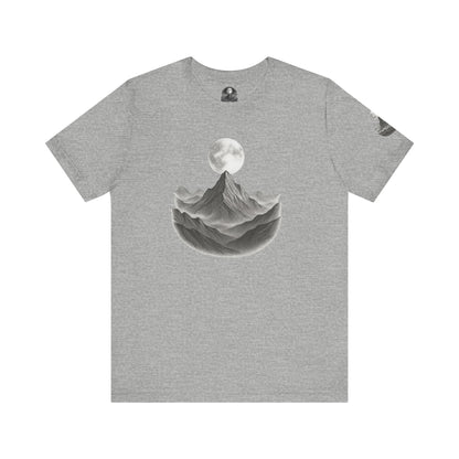 Mountain Moon Unisex Tee | Nature Lover Gift | Graphic T-Shirt | Adventure Apparel | Outdoor Enthusiast Fashion | Casual Wear
