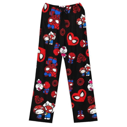 Y2K Hello Kitty Pajamas Pants Sanrio Anime Women&