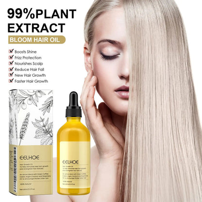 EELHOE Rosemary Oil Grows Hair Loss Treatment Bald Head Hair Regrowth Moisturizing Hair Scalp Massager Rosemary Essential Oil