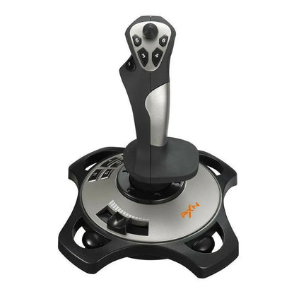 PXN-2113 USB Flight Vibration Simulator Gaming Controller Joystick Rocker 8 Direction Caps  For PC Windows