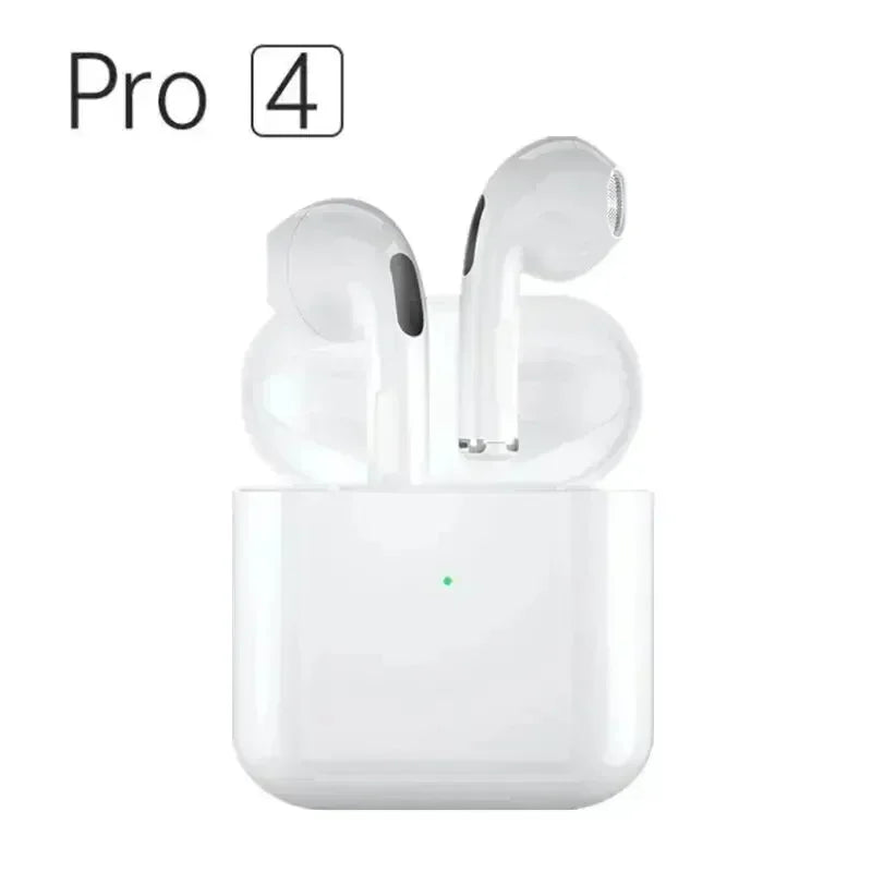 Pro 4 TWS Wireless Headphones Earphone Bluetooth-compatible 5.0 Waterproof Headset with Mic for Xiaomi iPhone Pro4 Earbuds