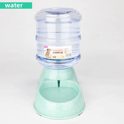 Large Capacity Pet Feeder &amp; Water Dispenser – Automatic Bowl for Cats &amp; Dogs