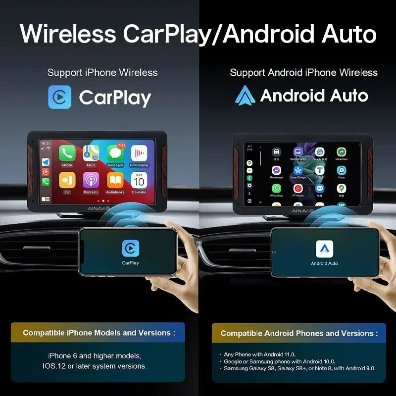 Wireless Car Theater (Apple + Android Compatible)