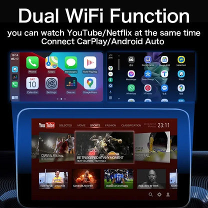 Wireless Car Theater (Apple + Android Compatible)