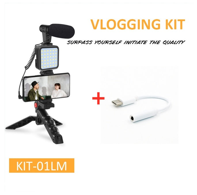 Compatible with Apple, Camera Accessories With Desktop Tripod Light