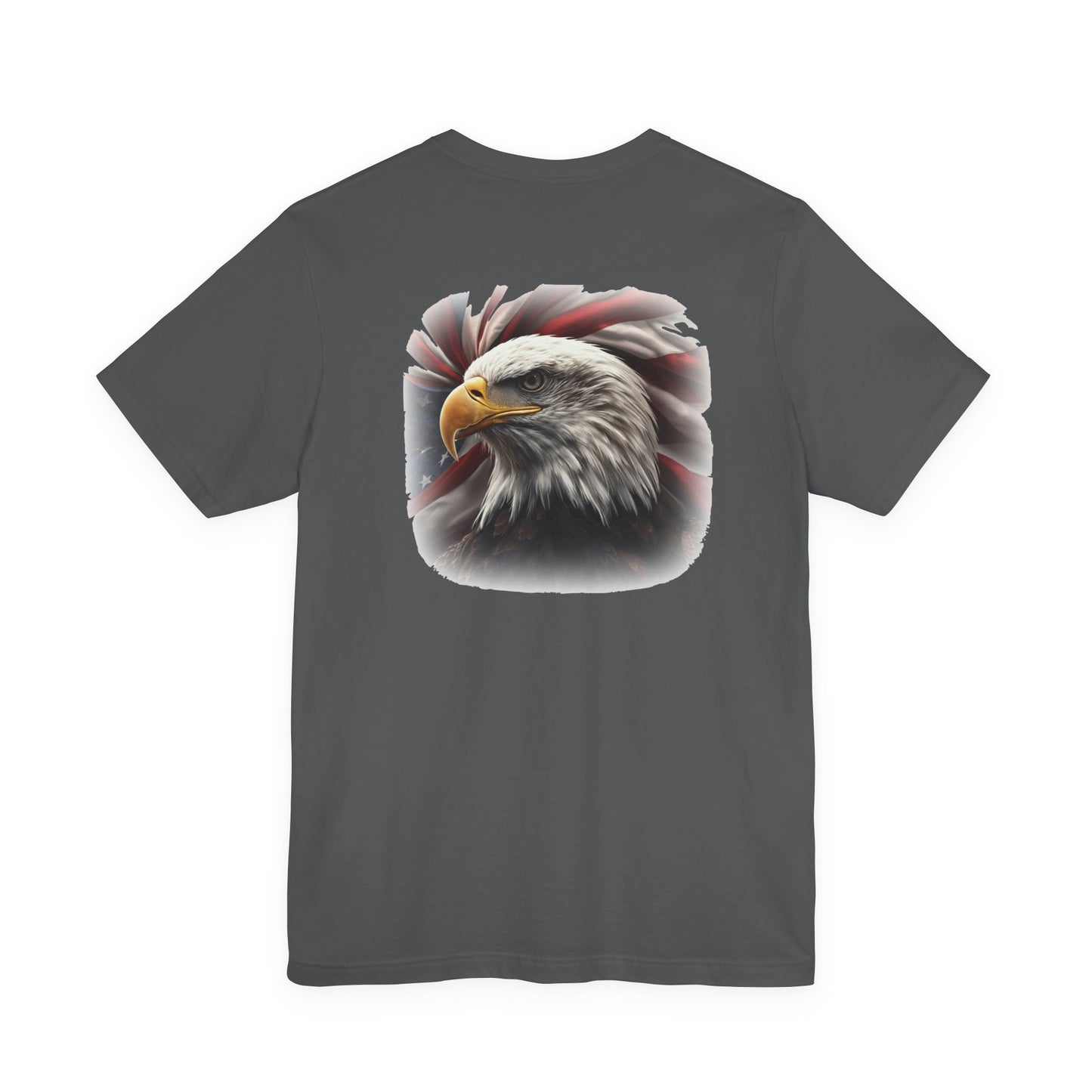 Patriotic Bald Eagle T-Shirt - American Flag Graphic Tee