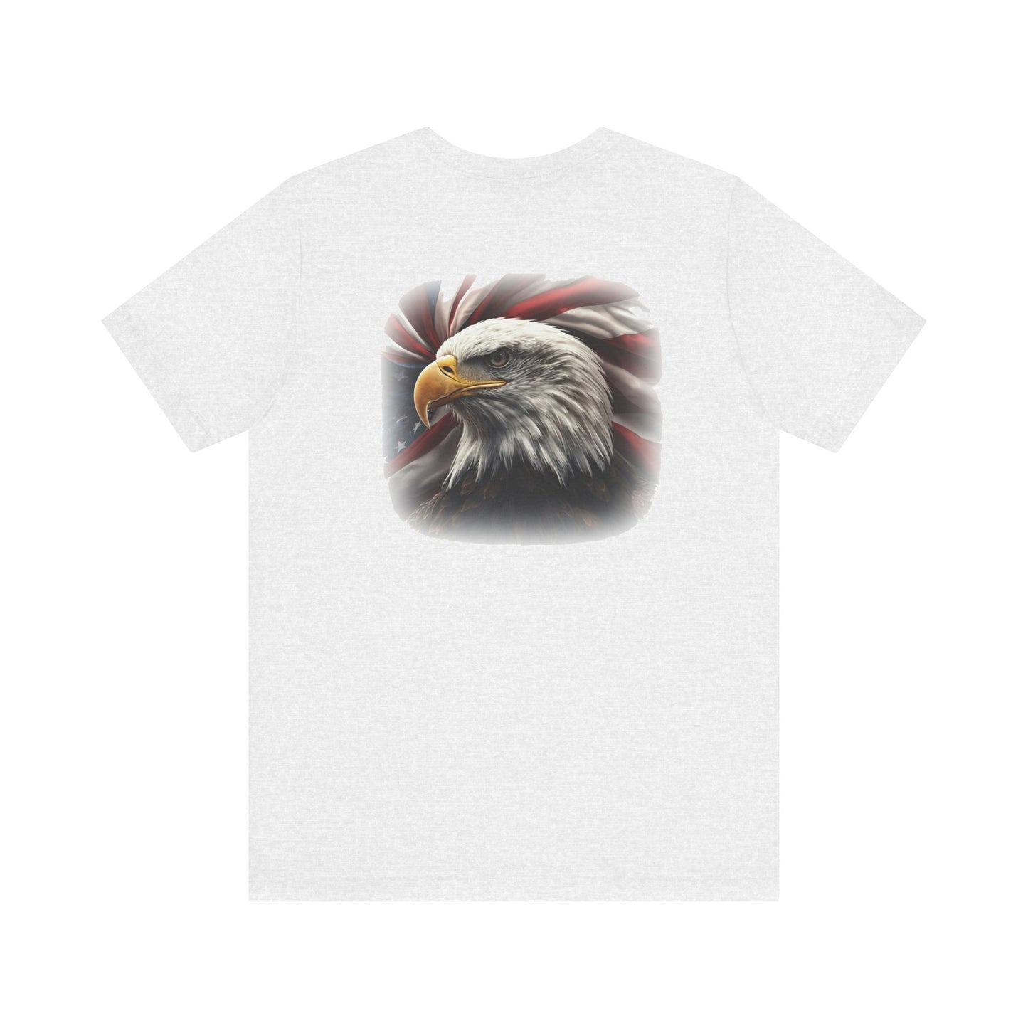 Patriotic Bald Eagle T-Shirt - American Flag Graphic Tee