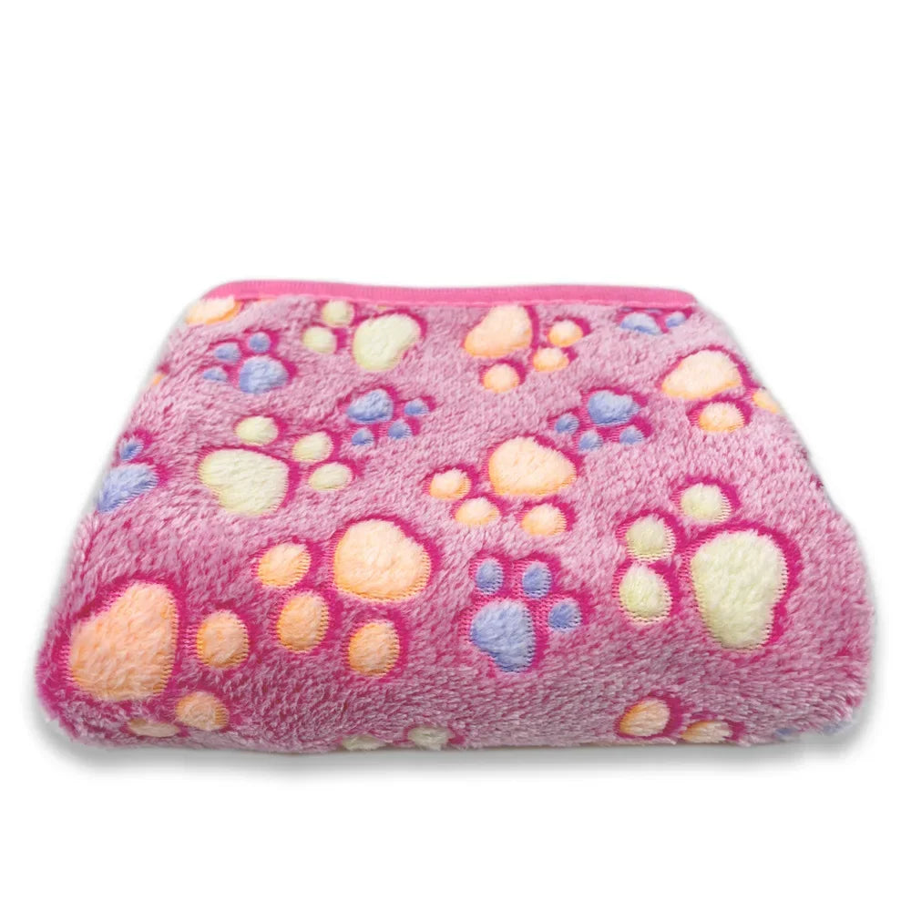 Flannel Pet Fleece Blanket – Soft Warm Bed Mat for Cats &amp; Dogs, Sofa Cushion