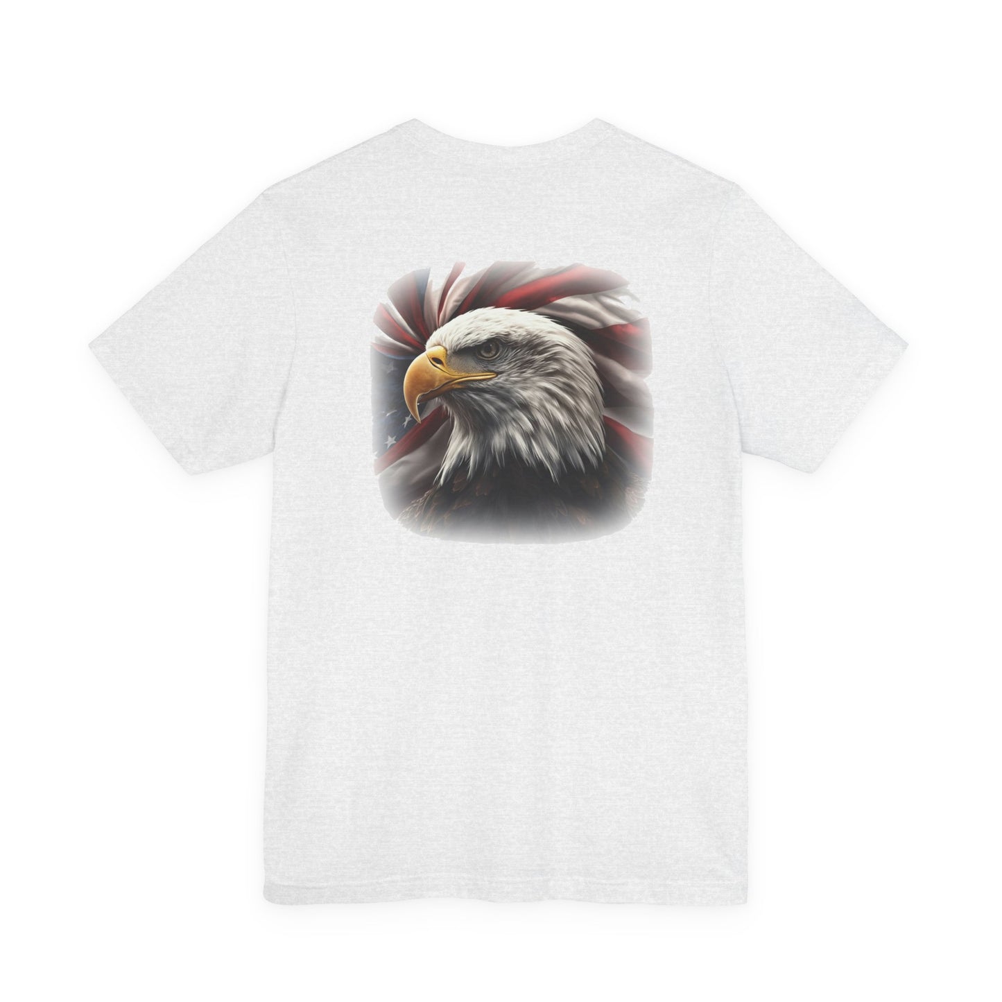 Patriotic Bald Eagle T-Shirt - American Flag Graphic Tee