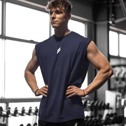 Summer Fitness Sports Tank Top Men&