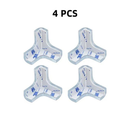 Baby Safety Silicone Table Corner Protector Furniture Edge Protection Cover Transparent Children Anti Collision Edge Guards