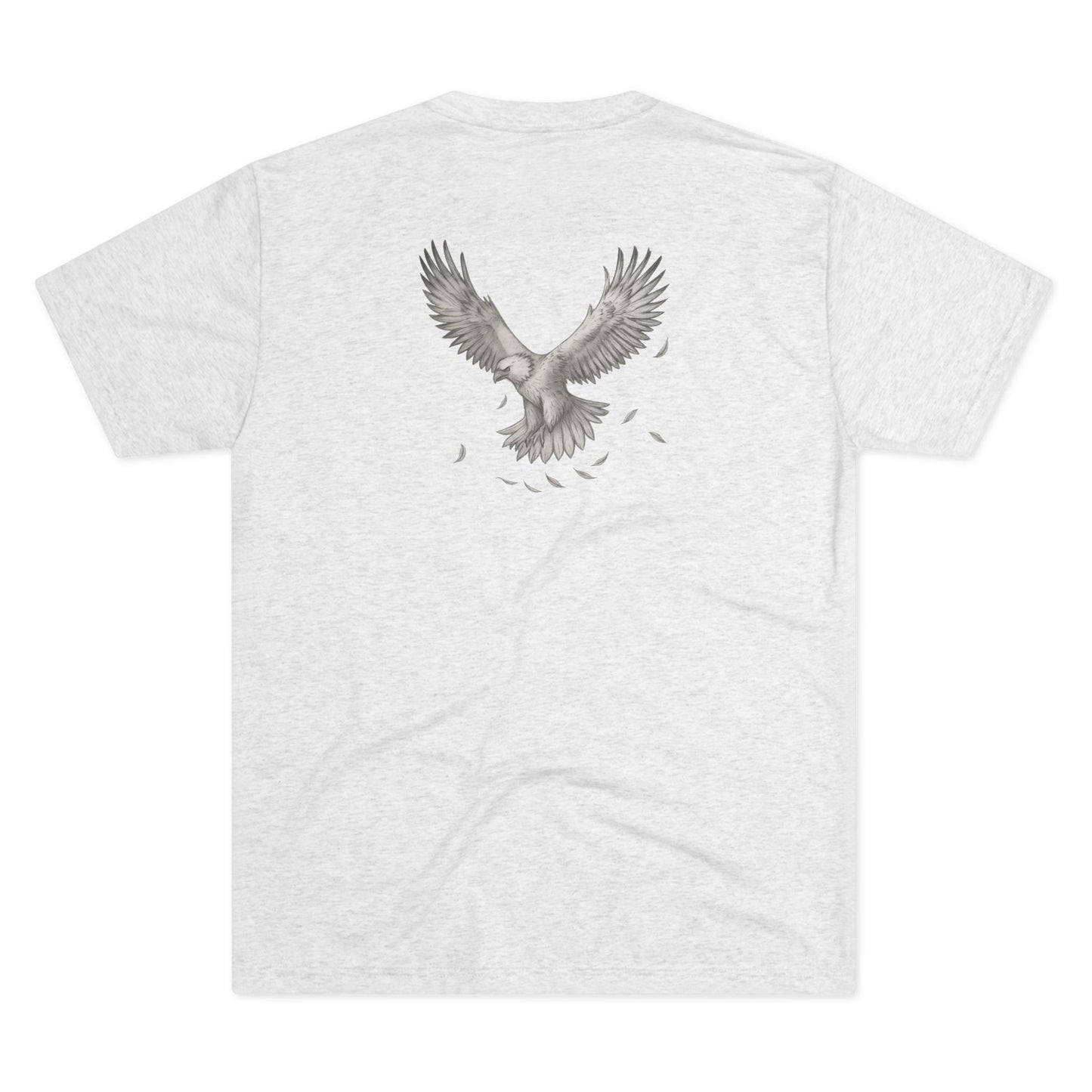 Eagle Soar Unisex Tri-Blend Tee - Nature Inspired - 🐾 Unisex Tri-Blend Crew Tee — Soft, Stylish & Made for Nature Lovers