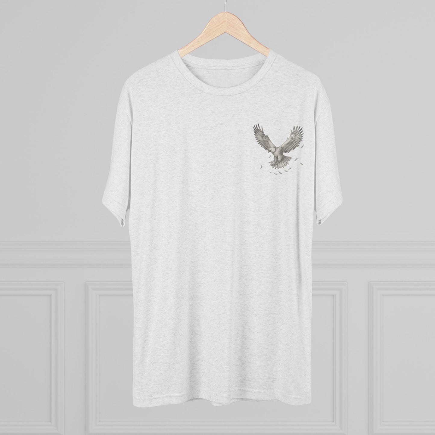 Eagle Soar Unisex Tri-Blend Tee - Nature Inspired - 🐾 Unisex Tri-Blend Crew Tee — Soft, Stylish & Made for Nature Lovers
