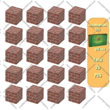 Magnetic Building Blocks Mine World Magnet Cube Set for Boy Girl Kid Age 3+ DIY Model Children Stem Montessori Sensory Toys Gift