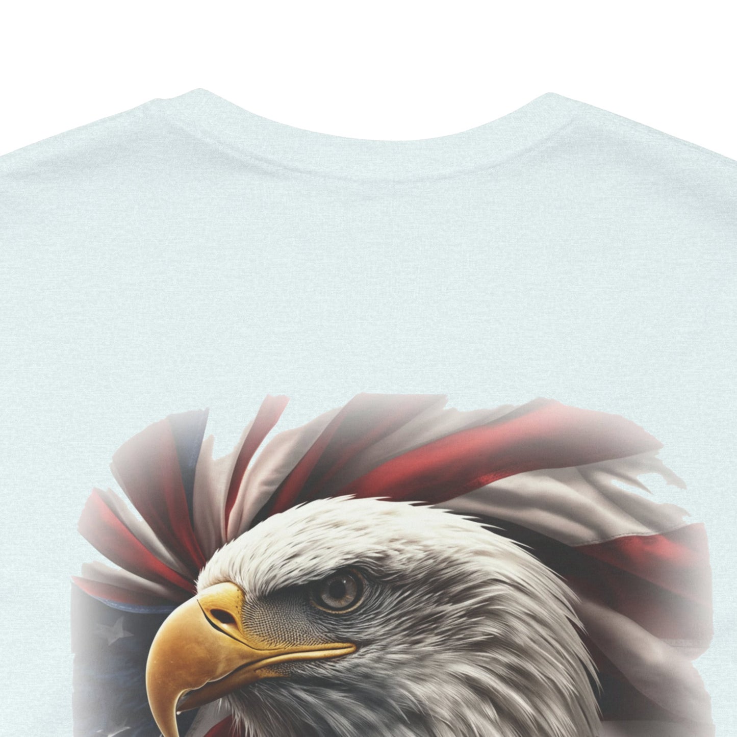 Patriotic Bald Eagle T-Shirt - American Flag Graphic Tee