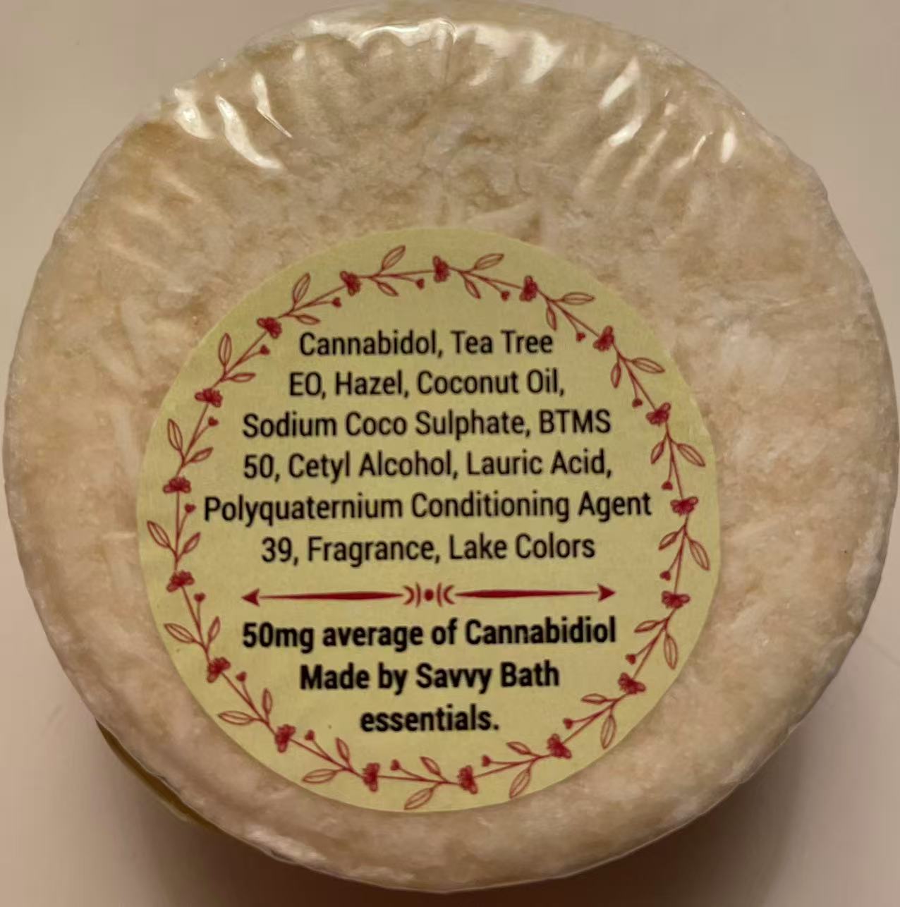 Ginger & Hemp CBD Shampoo Bar