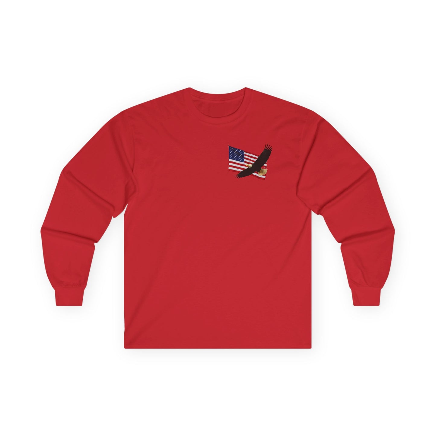 🦅 Patriotic Eagle Long Sleeve Tee