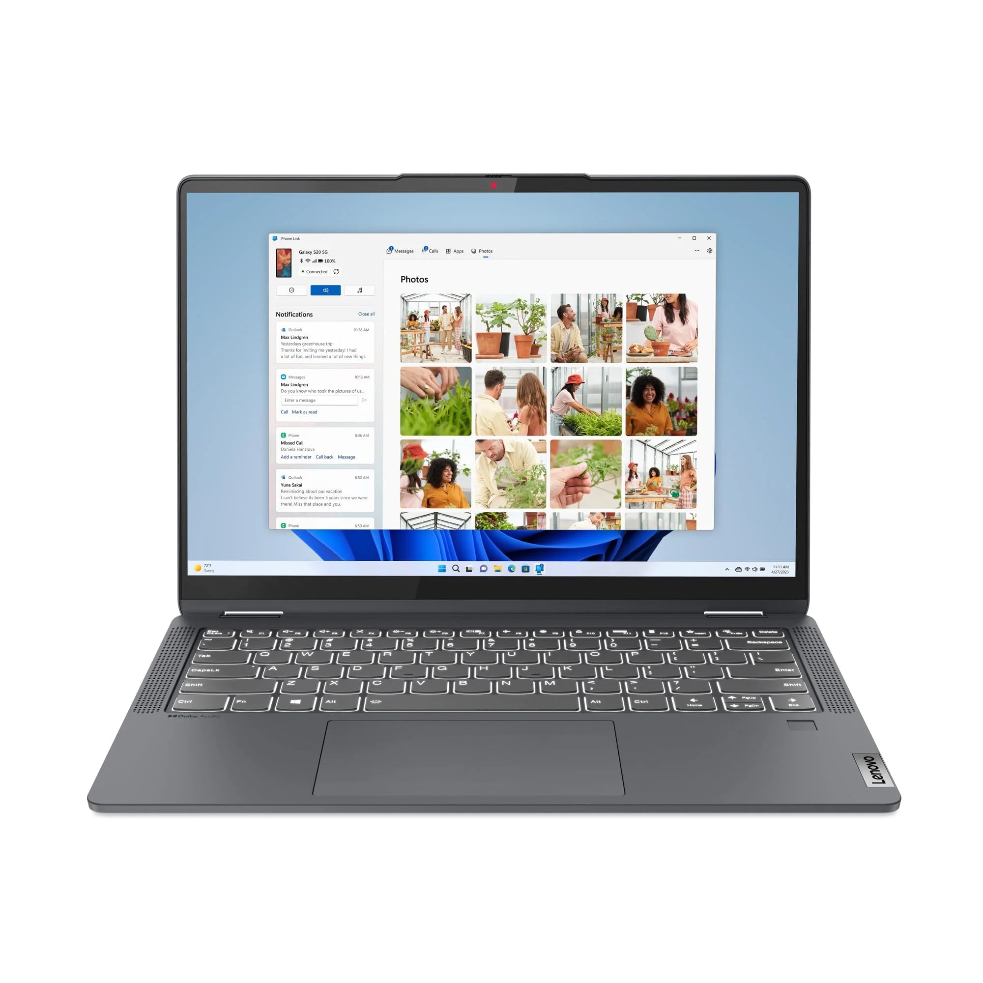 Ideapad Flex 5 14&quot; WUXGA Multi-Touch, Intel Core I3-1215U, 8GB RAM, Intel UHD Graphics, 256GB SSD, Win 11 Home in S Mode, Storm Grey, 82R7003WUS