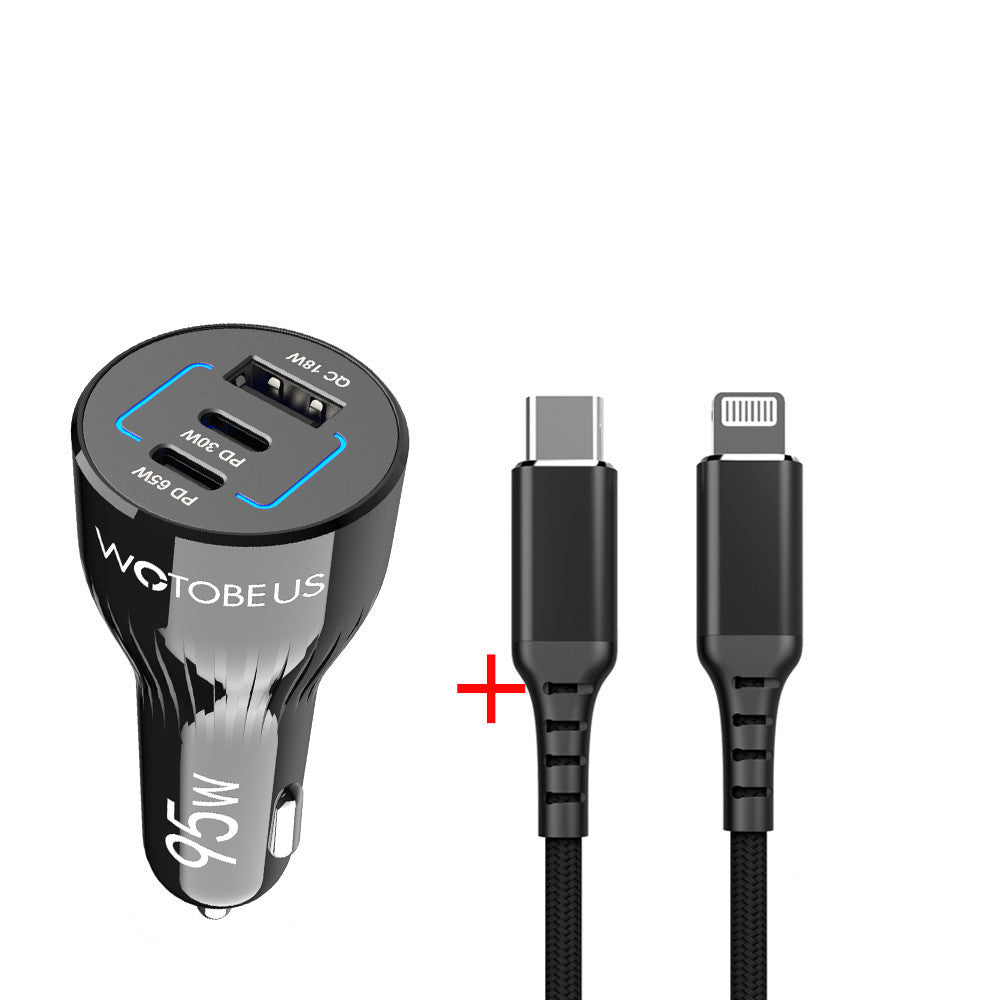 Fast Charge Laptop Tablet Mobile Phone Travel Multi-function Car Charger