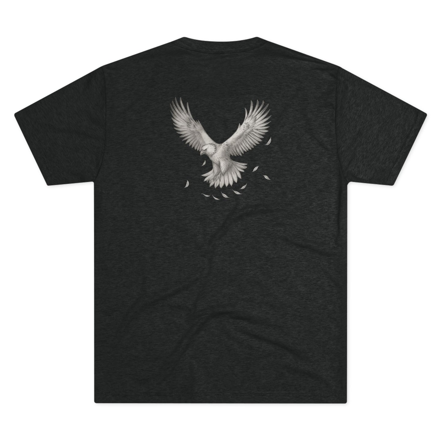 Eagle Soar Unisex Tri-Blend Tee - Nature Inspired - 🐾 Unisex Tri-Blend Crew Tee — Soft, Stylish & Made for Nature Lovers