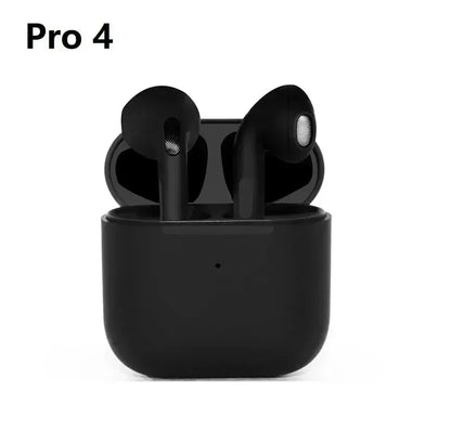 Pro 4 TWS Wireless Headphones Earphone Bluetooth-compatible 5.0 Waterproof Headset with Mic for Xiaomi iPhone Pro4 Earbuds