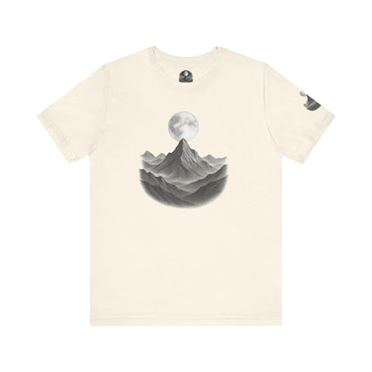 Mountain Moon Unisex Tee | Nature Lover Gift | Graphic T-Shirt | Adventure Apparel | Outdoor Enthusiast Fashion | Casual Wear
