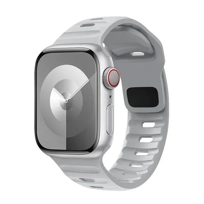 Silicone Sport Strap For Apple Watch Band 49mm 45mm 44mm 42mm 40mm 41mm 38 correa bracelet iwatch Series 9 8 7 6 5 4 3 se ultra