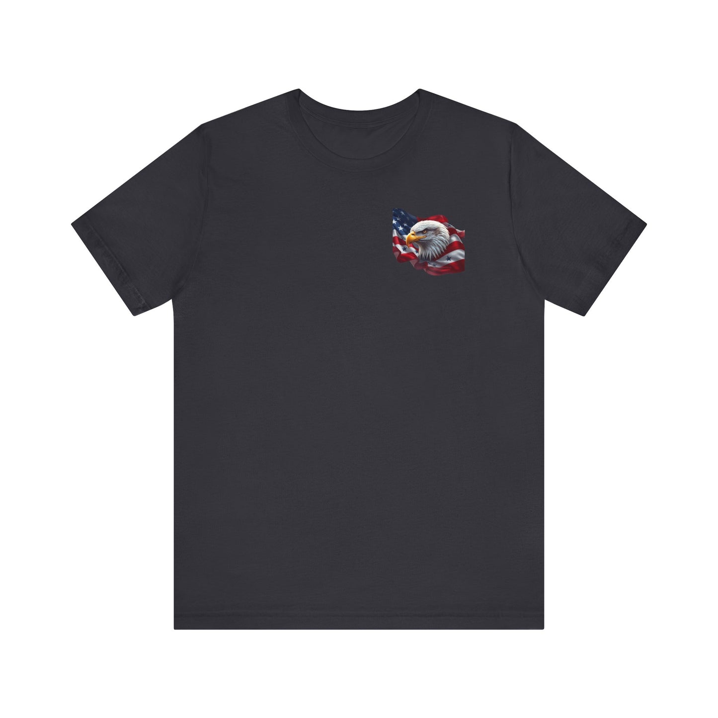 Patriotic Bald Eagle T-Shirt - American Flag Graphic Tee