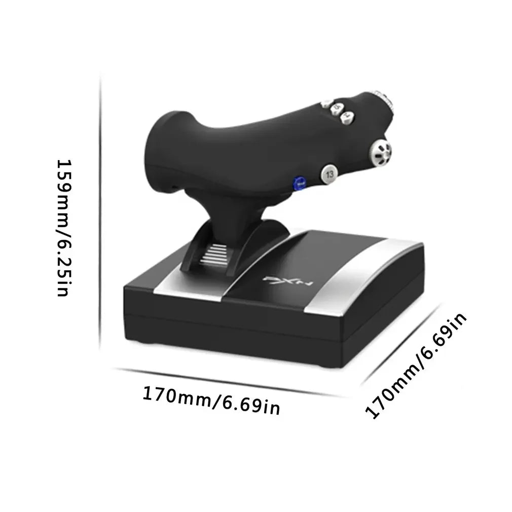 PXN-2119II PRO Flight Simulator 2021 Gamepad Vibration Controller Joystick Controller for PC PS4 Flight Joystick