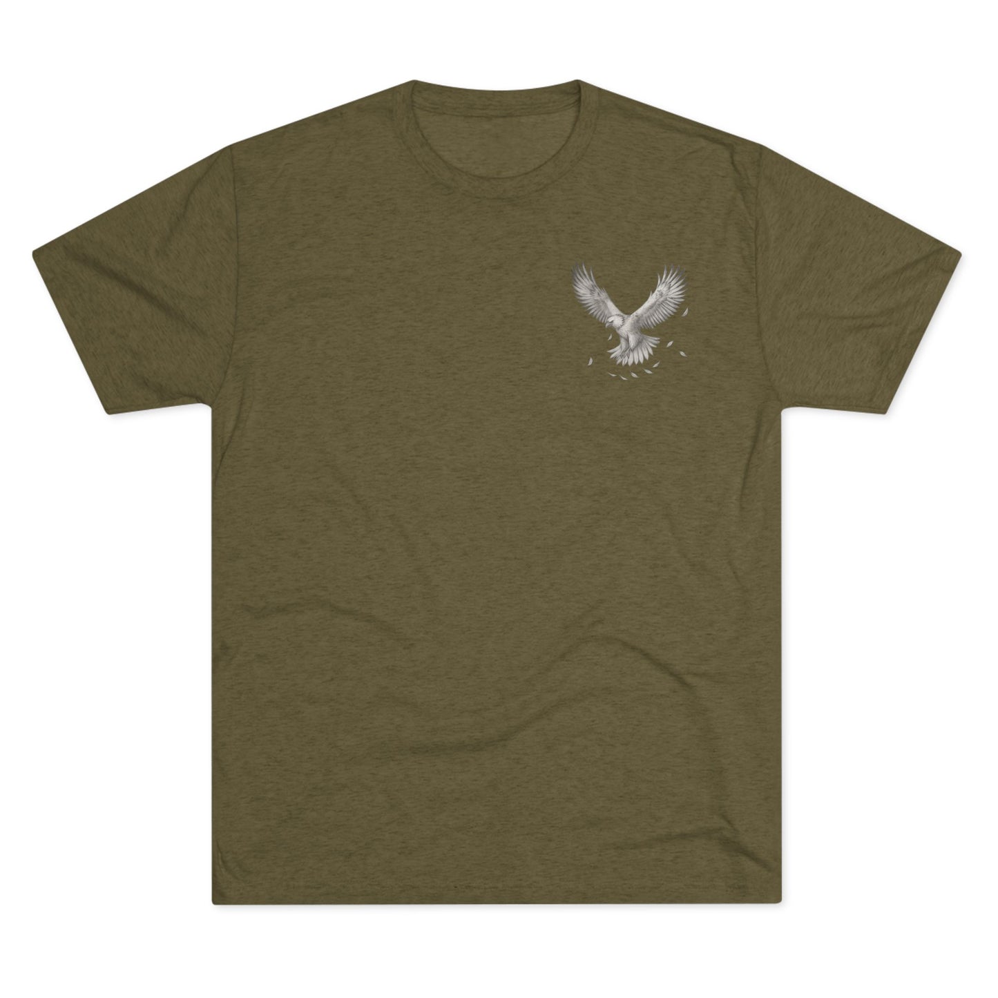 Eagle Soar Unisex Tri-Blend Tee - Nature Inspired - 🐾 Unisex Tri-Blend Crew Tee — Soft, Stylish & Made for Nature Lovers