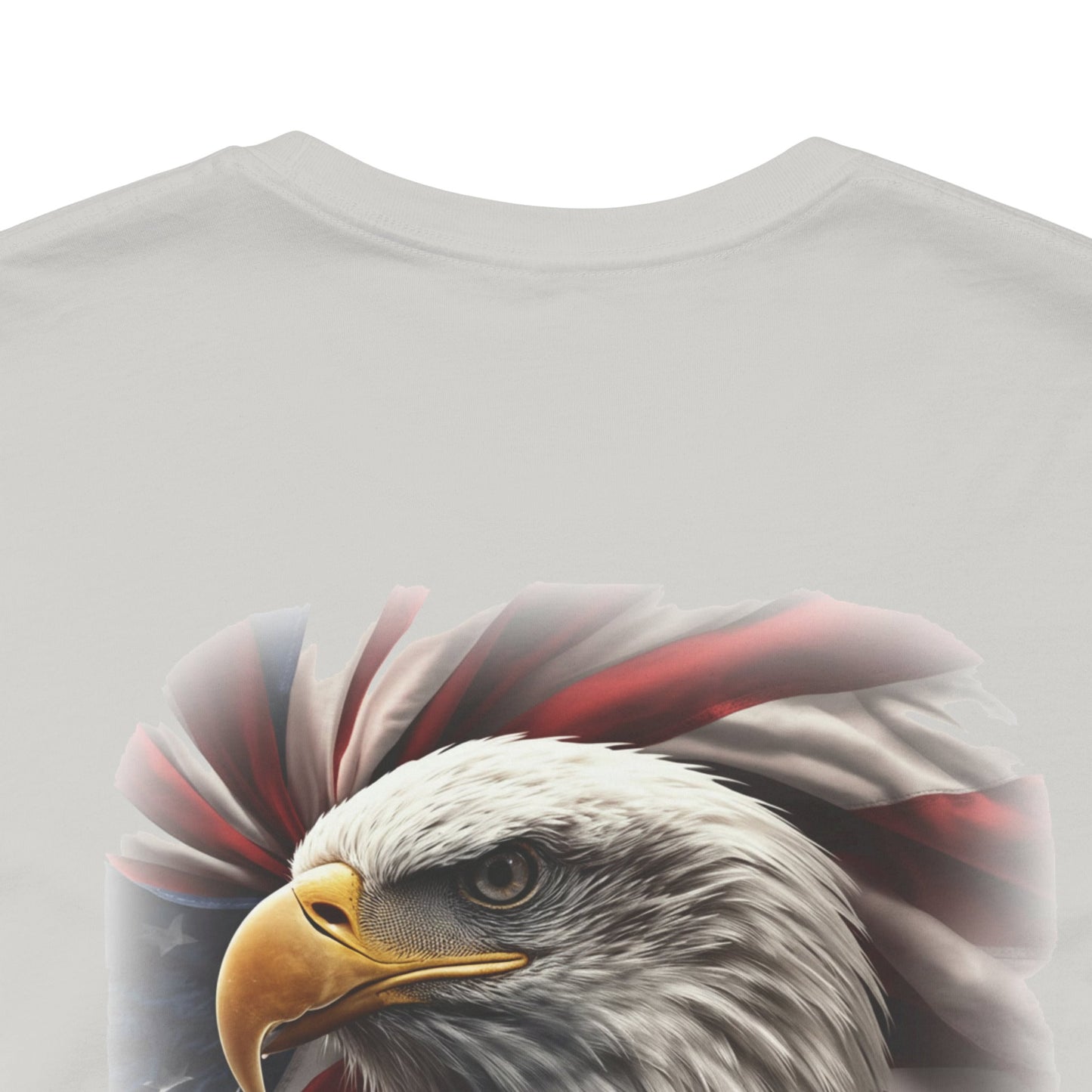 Patriotic Bald Eagle T-Shirt - American Flag Graphic Tee