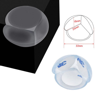 Baby Safety Silicone Table Corner Protector Furniture Edge Protection Cover Transparent Children Anti Collision Edge Guards