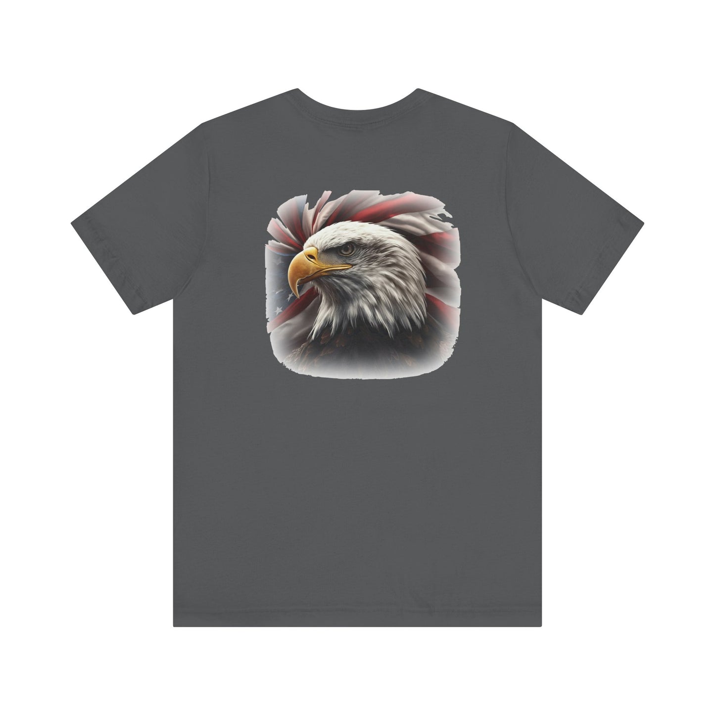 Patriotic Bald Eagle T-Shirt - American Flag Graphic Tee